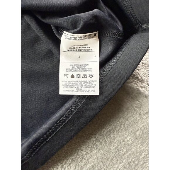 Nike Dri-FIT Shirt Mens Large Black Training Tee Athletic Swoosh DV9831-010 - Picture 5 of 12